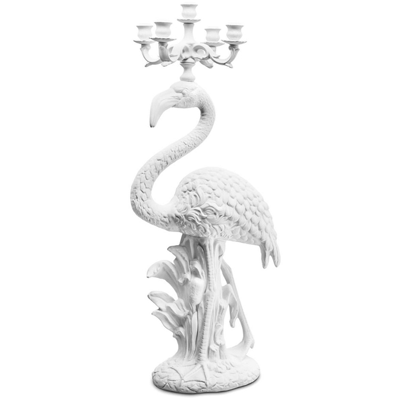 Подсвечник Candleholder Flamingo Bisc. White Белый в Ижевске | Loft Concept 