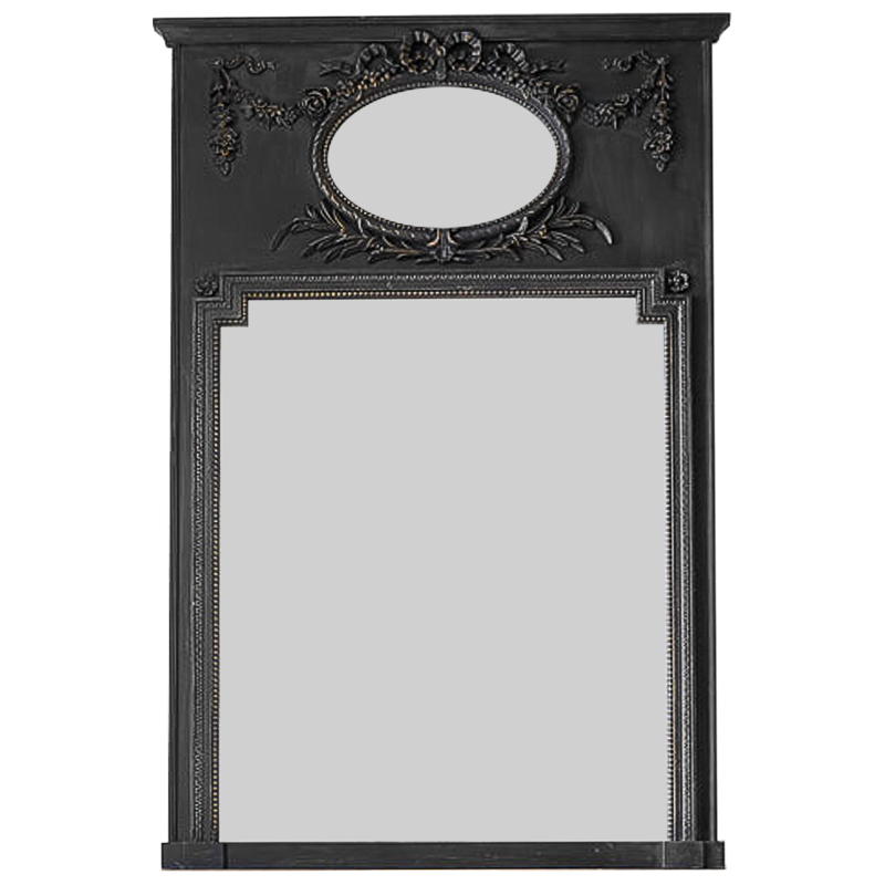 Зеркало Hendrica Mirror Black Винтажный черный в Ижевске | Loft Concept 