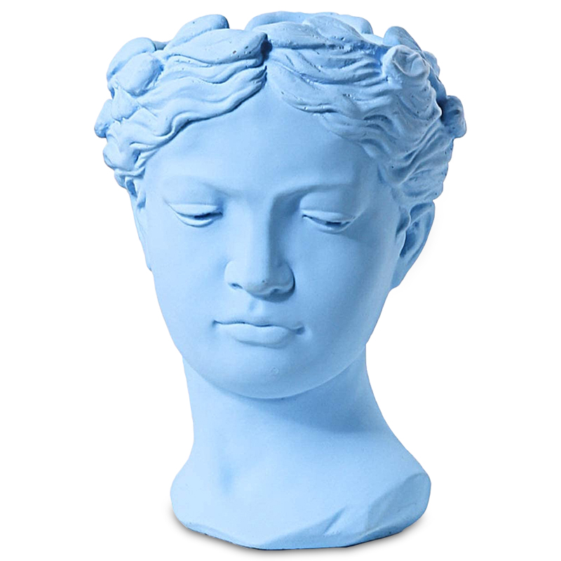 Ваза Female Bust Pastel Blue Голубой пастельный в Ижевске | Loft Concept 