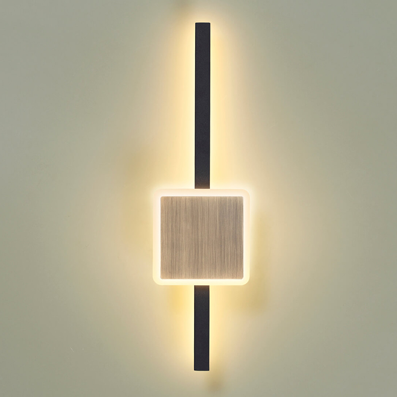 Бра Barrette Square Sconce 40 Черный Античная Бронза в Ижевске | Loft Concept 