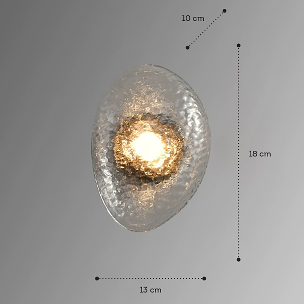 Бра LINDIS FROST LONG WALL 1 лампа Прозрачное стекло в Ижевске