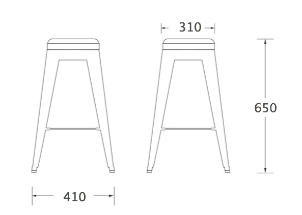 Барный стул Tolix Bar Stool 65 в Ижевске