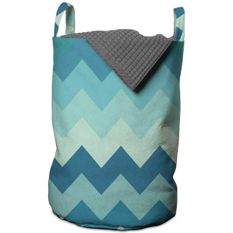 Корзина Blue Chevron Basket Мульти в Ижевске | Loft Concept 