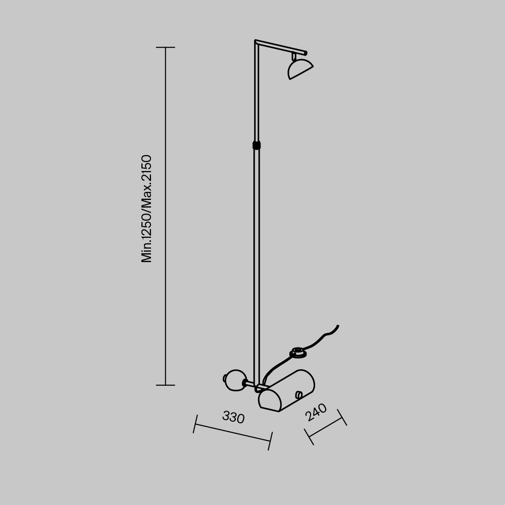 Напольный светильник Pikant 3000К 13Вт в Ижевске