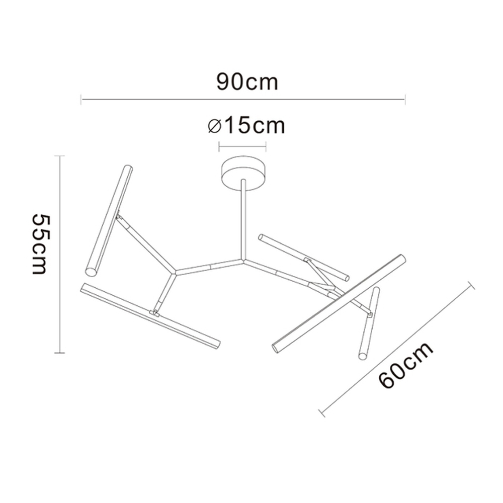 Люстра на штанге Geometry в Ижевске