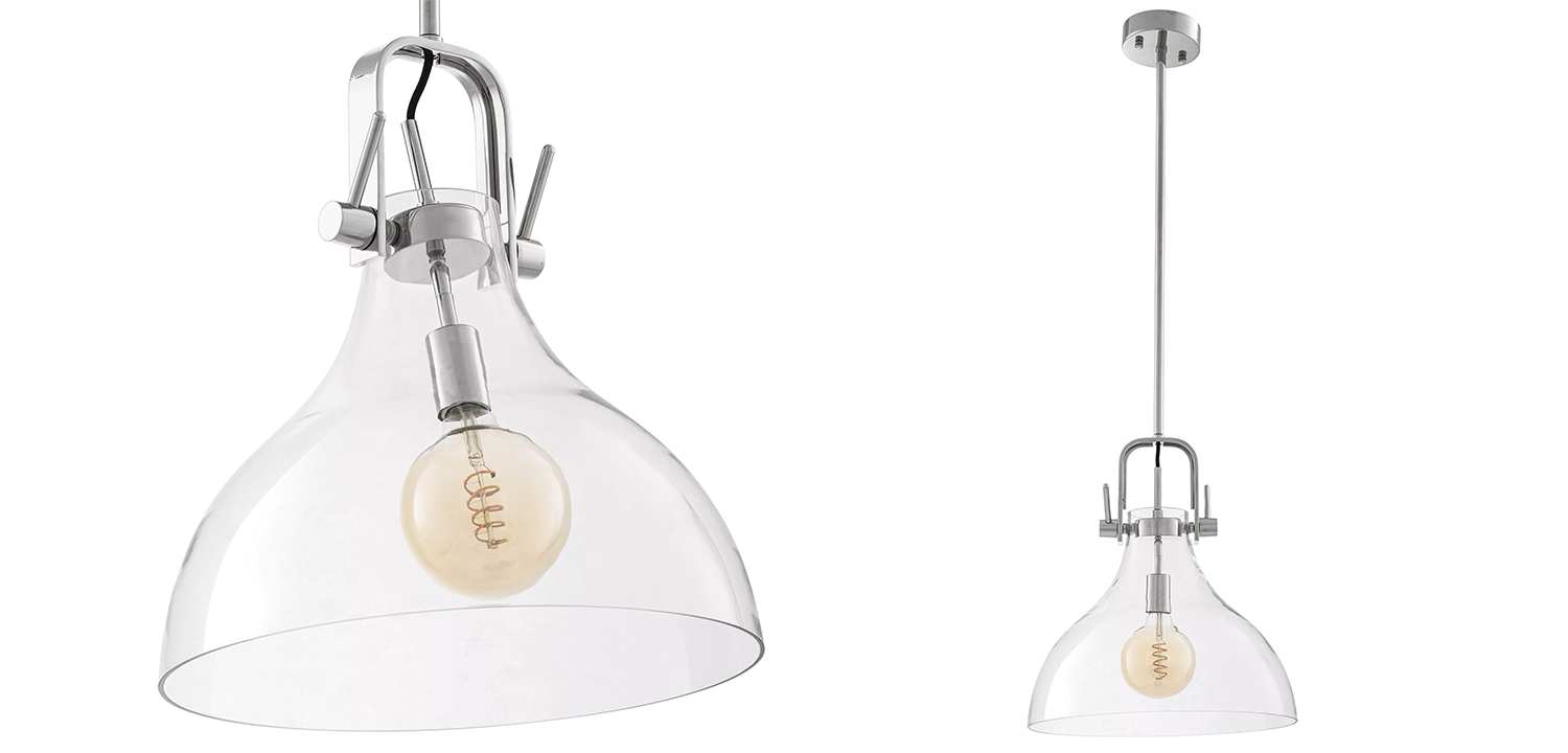 Подвесной светильник Eichholtz Lamp Connery Nickel - фото