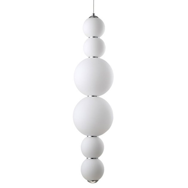 Люстра PEARLS Suspension Pendant Lamp C Белый Хром в Ижевске | Loft Concept 