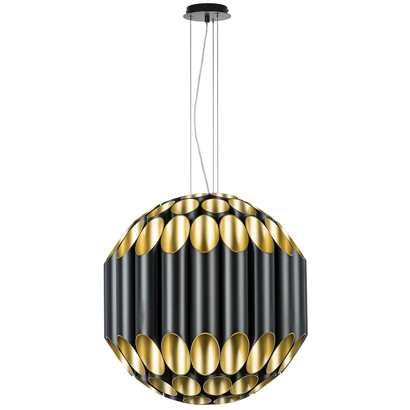 Люстра Garbi Black Pipe Organ Chandelier 80 Черный Золотой в Ижевске | Loft Concept 