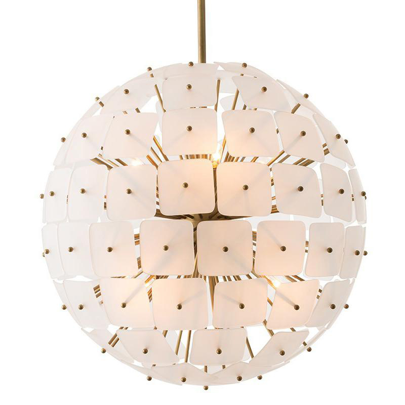 Люстра Sputnik Square Matt Chandelier Золотой в Ижевске | Loft Concept 