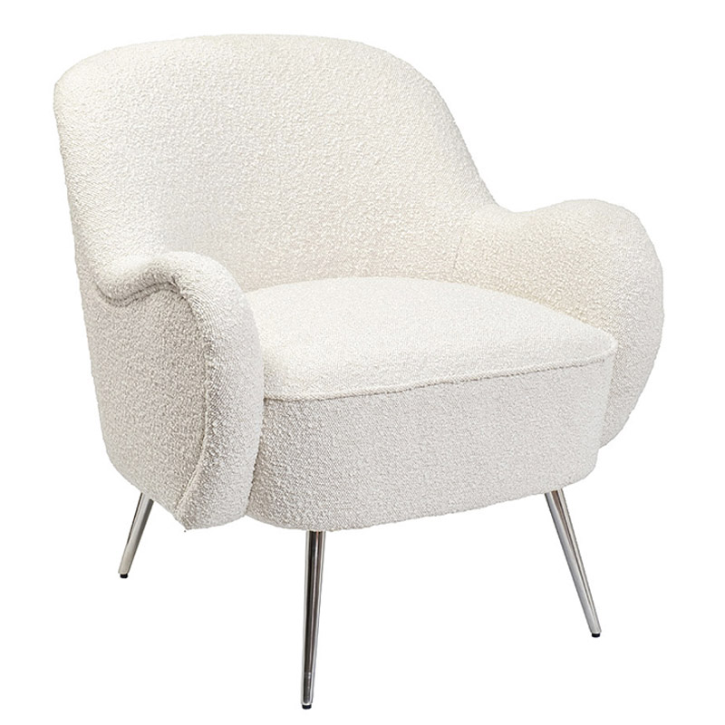 Кресло Boucle Choli Armchair Кремовый в Ижевске | Loft Concept 