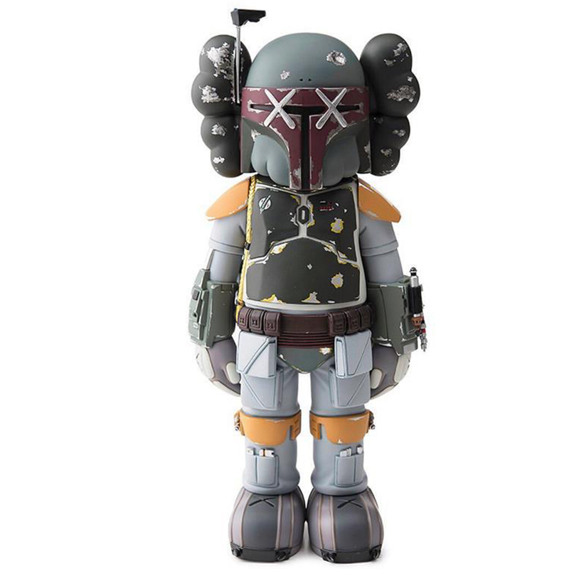 Статуэтка KAWS Star Wars Boba Fett Ver Серый Красный Оранжевый Светло-серый в Ижевске | Loft Concept 