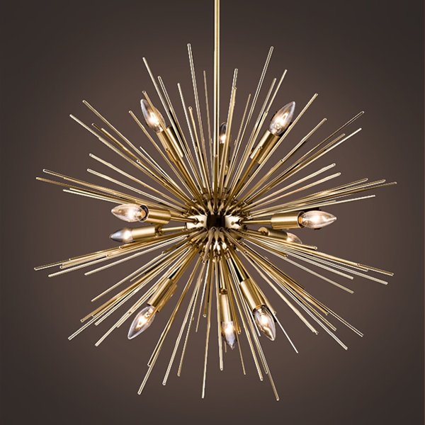 Люстра Astra Chandelier Sputnik Gold 60 Золотой в Ижевске | Loft Concept 