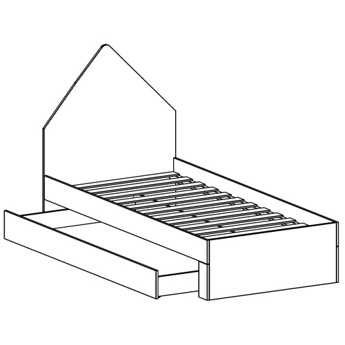 Кровать в детскую Tiny Town Bed в Ижевске