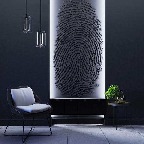 Барельеф FINGERPRINT  в Ижевске | Loft Concept 