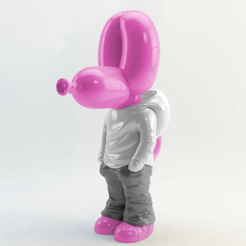 Статуэтка Pink Balloon Dog Розовый Белый Серый в Ижевске | Loft Concept 