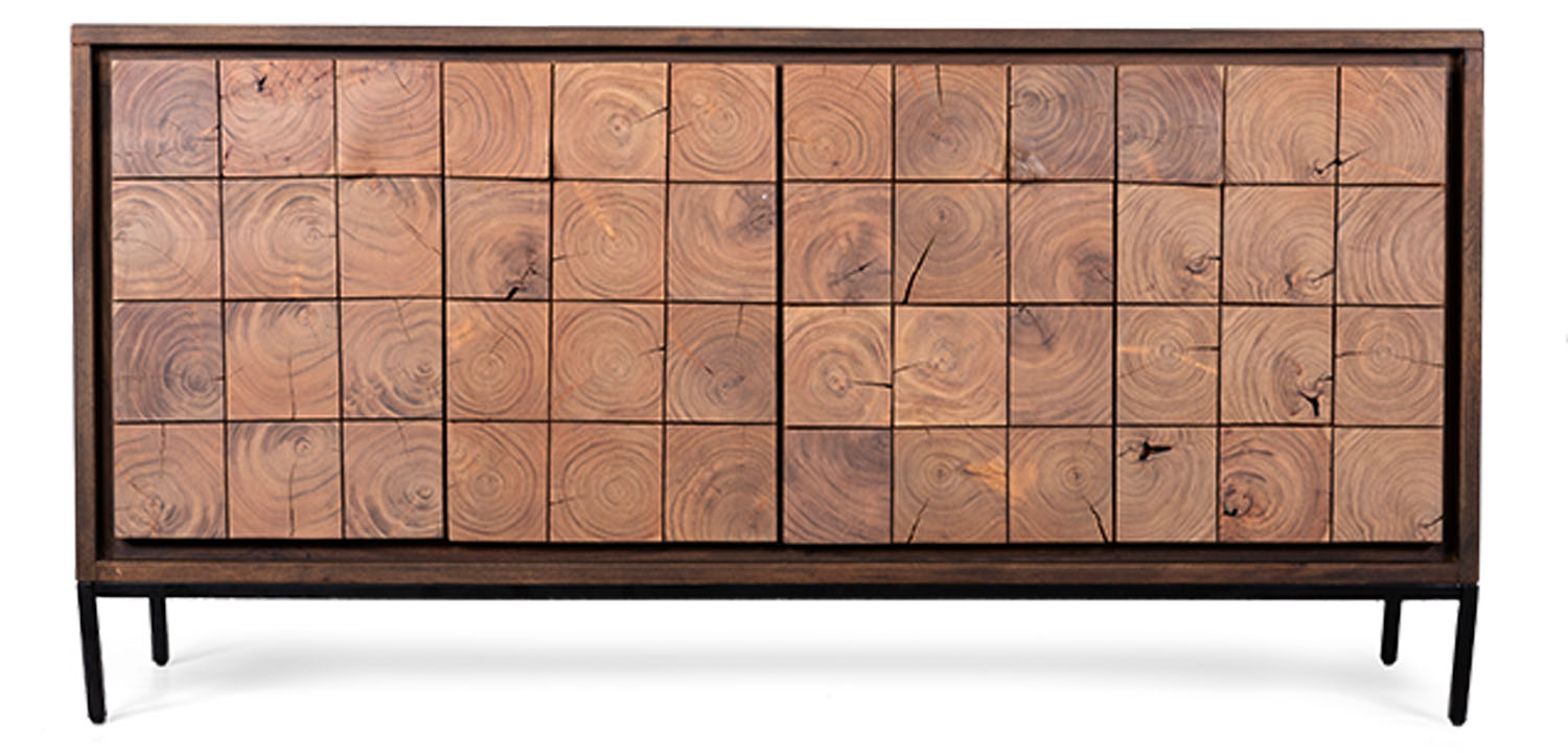 Комод с 4-мя дверцами в стиле Лофт Verbena - фото