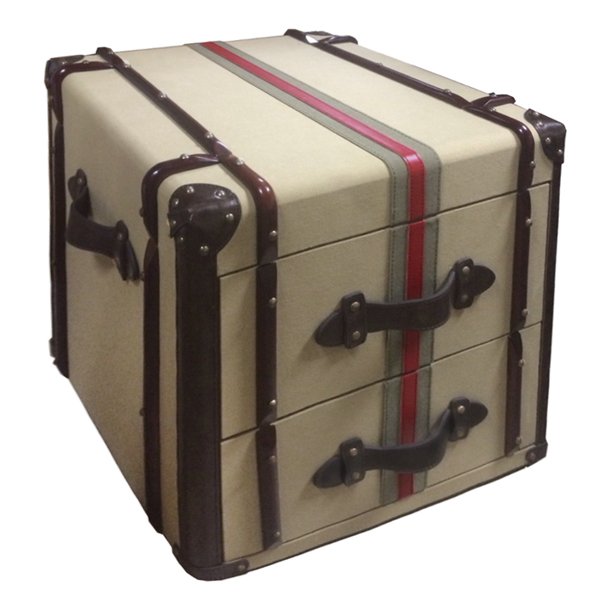 Сундук Richards Red line Canvas Medium trunk   в Ижевске | Loft Concept 