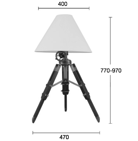 Настольная лампа Table Standing Lamp Black в Ижевске