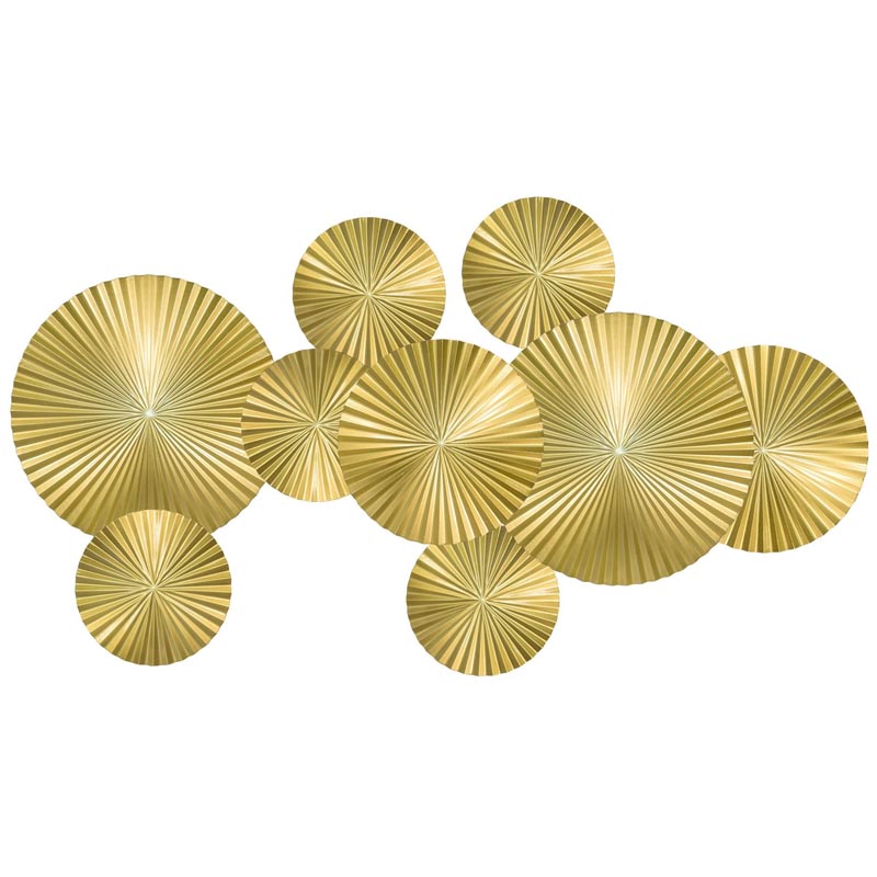 Арт-объект Apollo Gold Wall Plaque Disc 9 Золотой в Ижевске | Loft Concept 