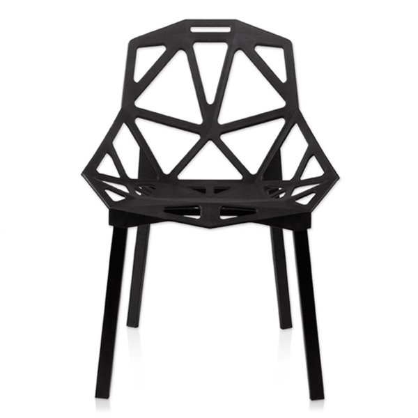 Дизайнерский стул CHAIR ONE black Черный матовый в Ижевске | Loft Concept 