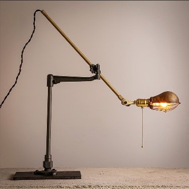 Steampunk Extension Pole Light