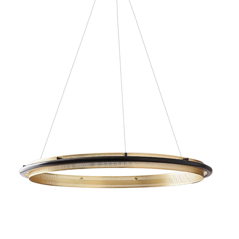 Люстра Gold ring horizontal pendant Золотой в Ижевске | Loft Concept 