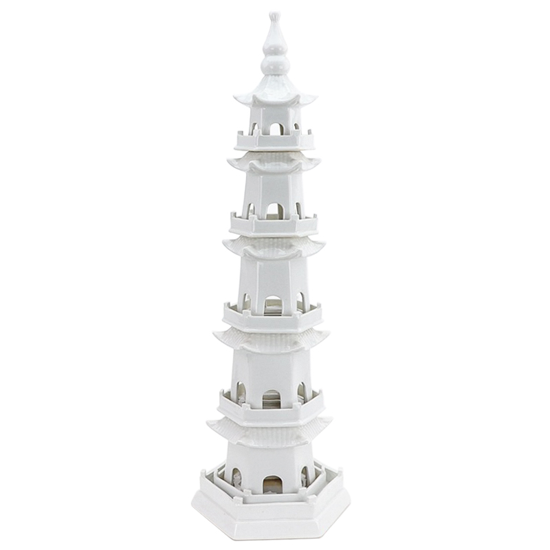 Статуэтка Ceramic Pagoda white Белый в Ижевске | Loft Concept 