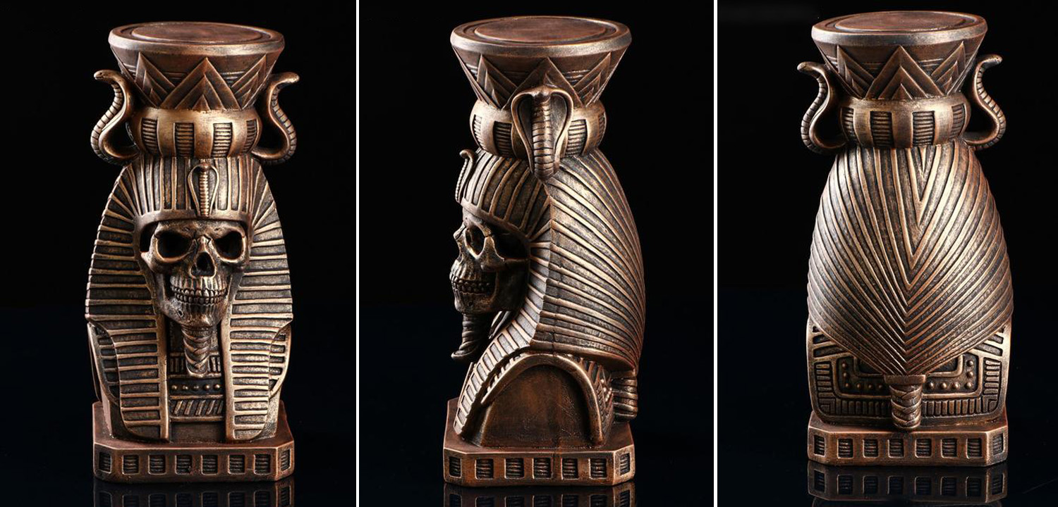 Подсвечник Pharaoh Skull - фото