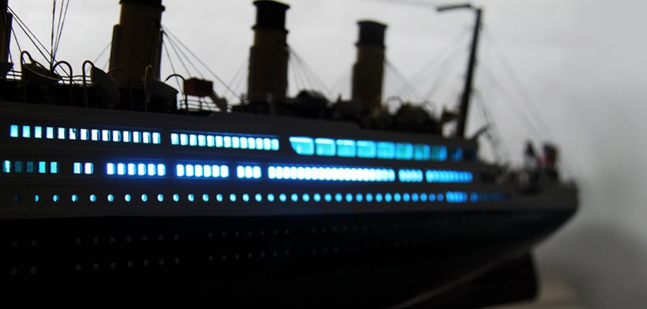 Аксессуар для интерьера макет корабля "Титаник" - фото №1