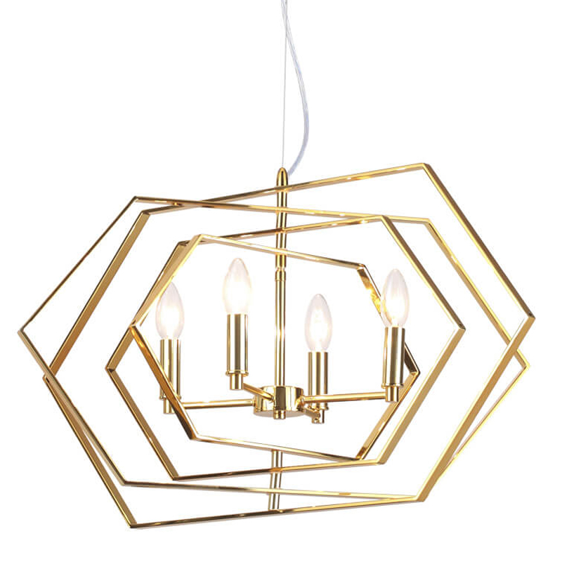 Люстра Damaris Chandelier gold Глянцевое золото в Ижевске | Loft Concept 