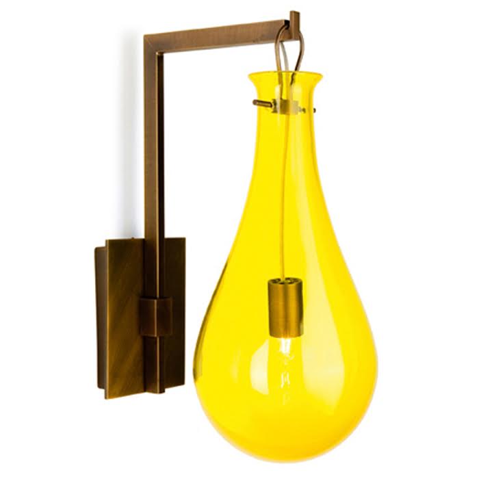 Бра Patrick Naggar Bubble Sconce yellow Желтый Черный в Ижевске | Loft Concept 