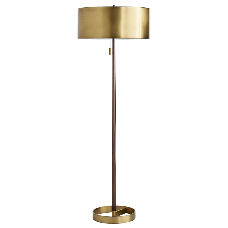 Торшер Arteriors VIOLETTA FLOOR LAMP Латунь в Ижевске | Loft Concept 