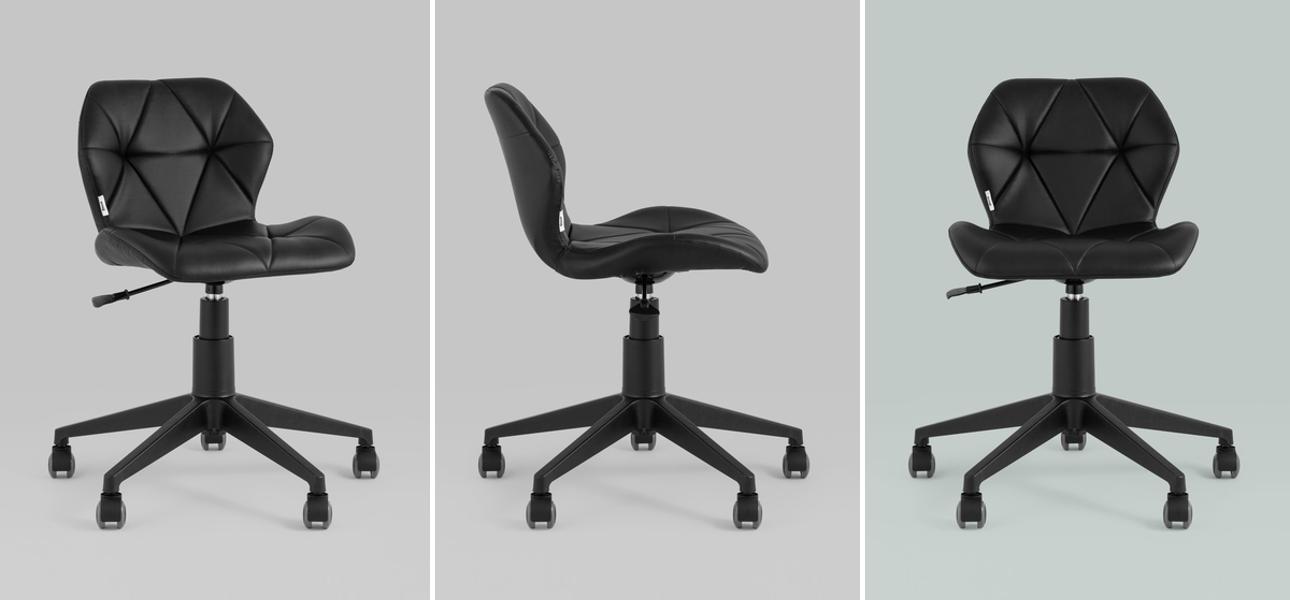 Офисный Стул Jeroen Chair Черная Экокода - фото