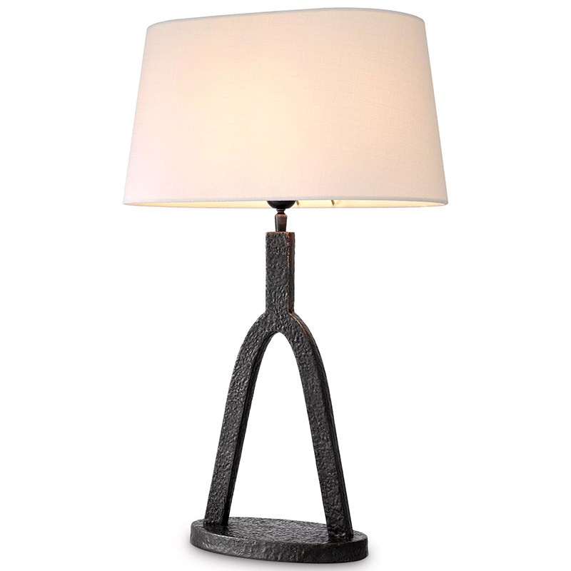 Настольная лампа Eichholtz Table lamp Coosa Темная бронза Белый в Ижевске | Loft Concept 