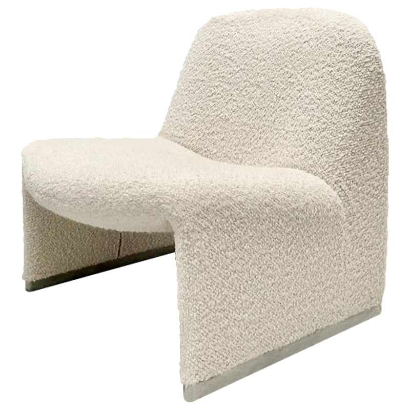 Кресло Kaydan White Boucle Armchair  в Ижевске | Loft Concept 