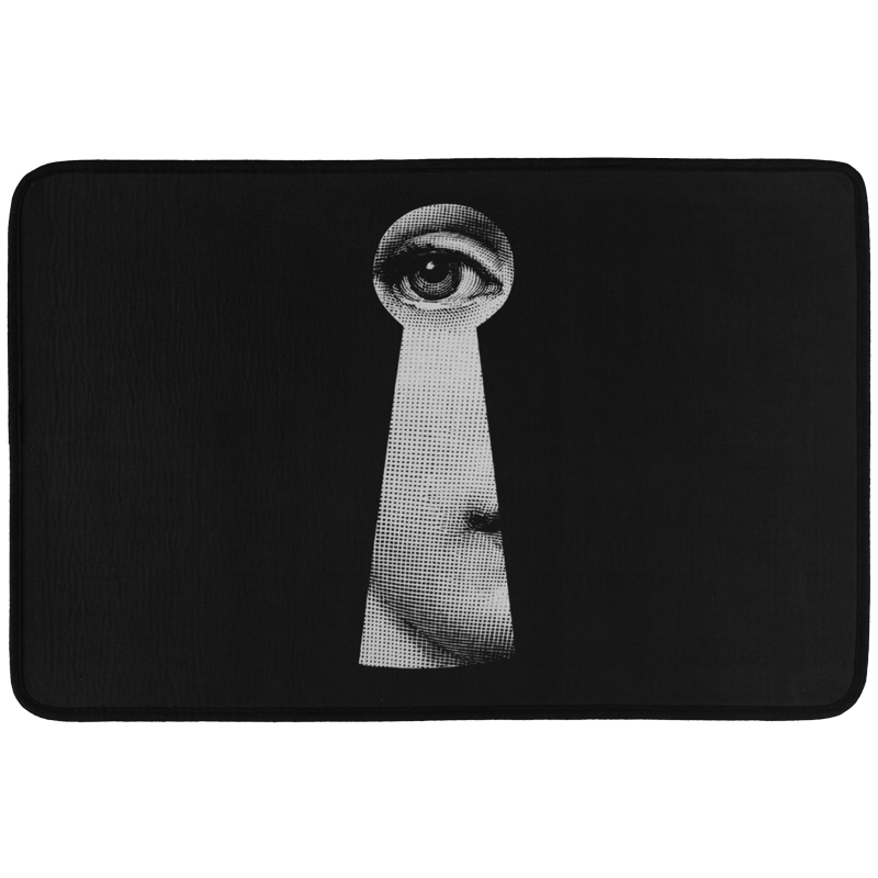 Ковер Keyhole Fornasetti Rug Черно-белый в Ижевске | Loft Concept 