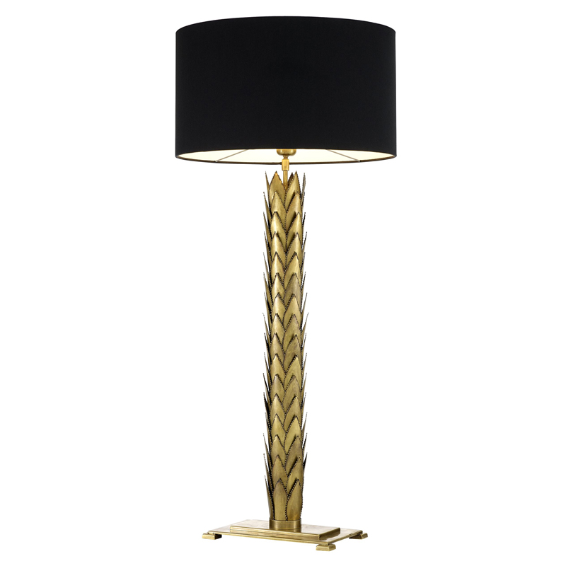 Настольная лампа Eichholtz Table Lamp Granada Латунь Черный в Ижевске | Loft Concept 