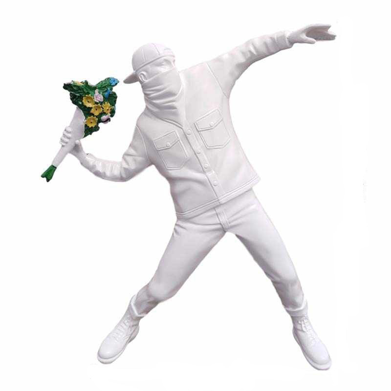 Статуэтка Banksy Flower Thrower White   Белый в Ижевске | Loft Concept 