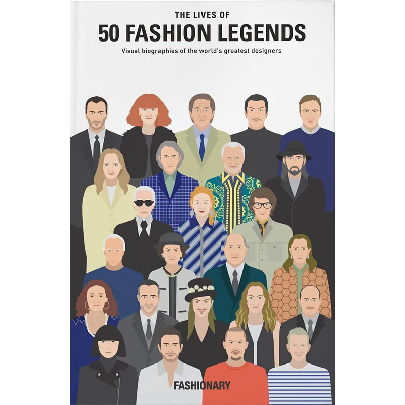 The Lives of 50 Fashion Legends Белый Мульти в Ижевске | Loft Concept 