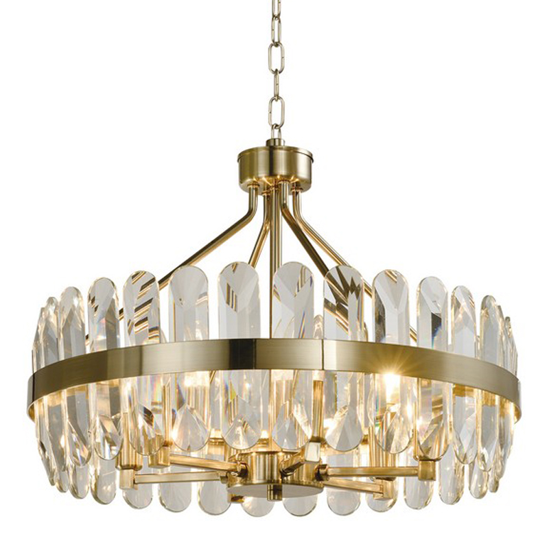 Люстра Genesia Chandelier Золотой Прозрачный (Transparent) в Ижевске | Loft Concept 