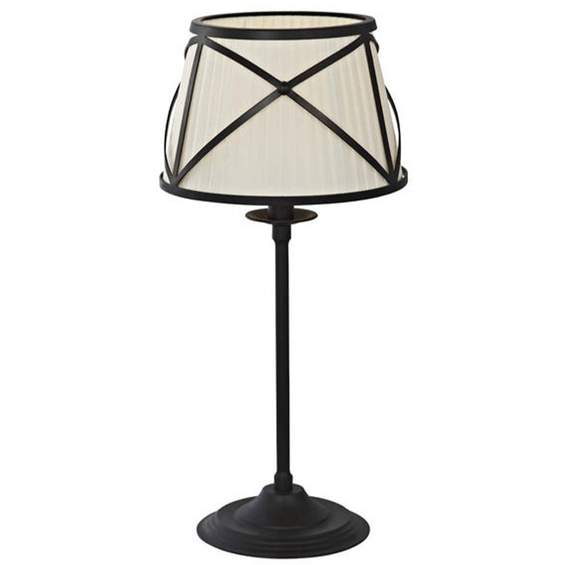 Настольная лампа с абажуром Provence Lampshade Light Brown Table Lamp Бежевый Коричневый в Ижевске | Loft Concept 