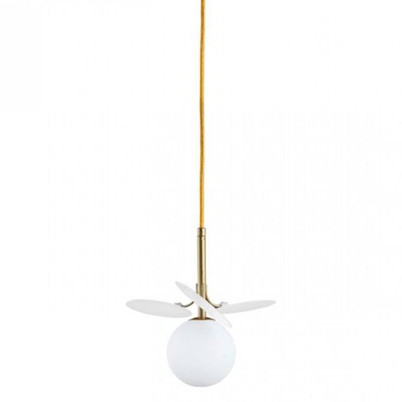 Подвесной светильник MATISSE Pendant One White Золотой Белый в Ижевске | Loft Concept 