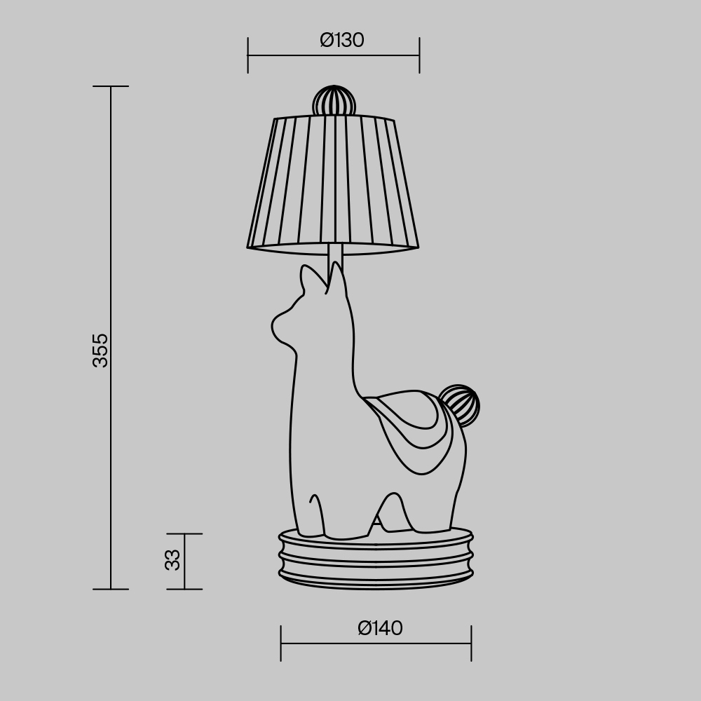 Настольный светильник Senor Alpaca 3000К 7Вт в Ижевске