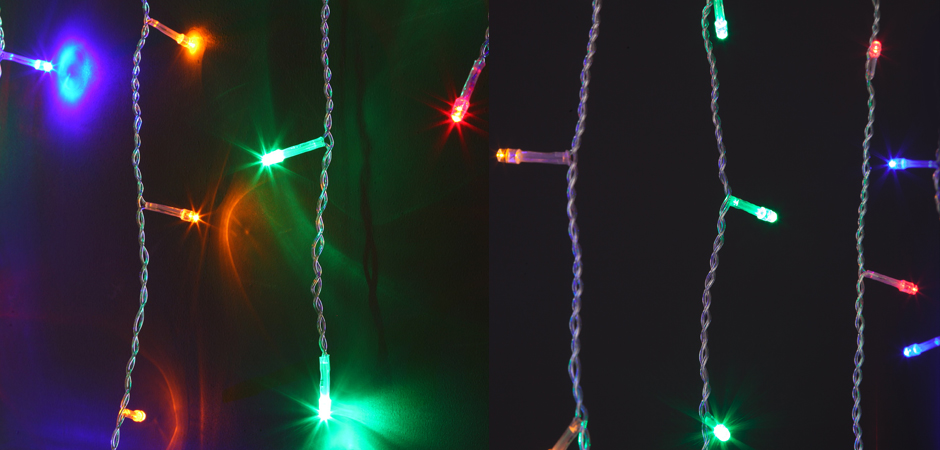 Гирлянда Бахрома с Цветными светодиодами - Loft-Concept в Ижевске