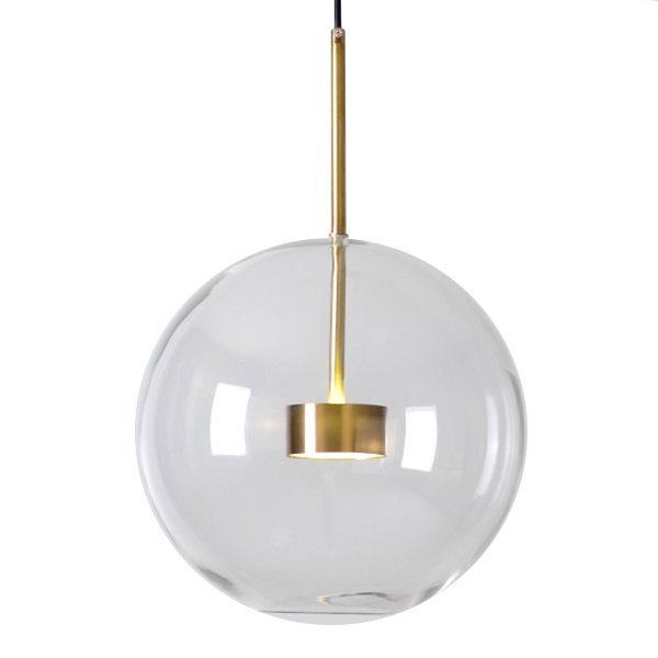 Подвесной светильник Suspension LED design BUBBLE LAMP 1 Латунь Прозрачное Стекло в Ижевске | Loft Concept 