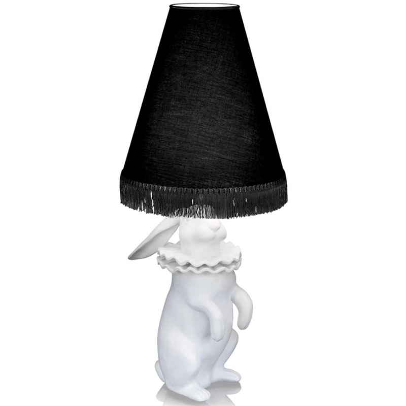 Настольная лампа Lamptable Rabbit Black Белый Черный в Ижевске | Loft Concept 