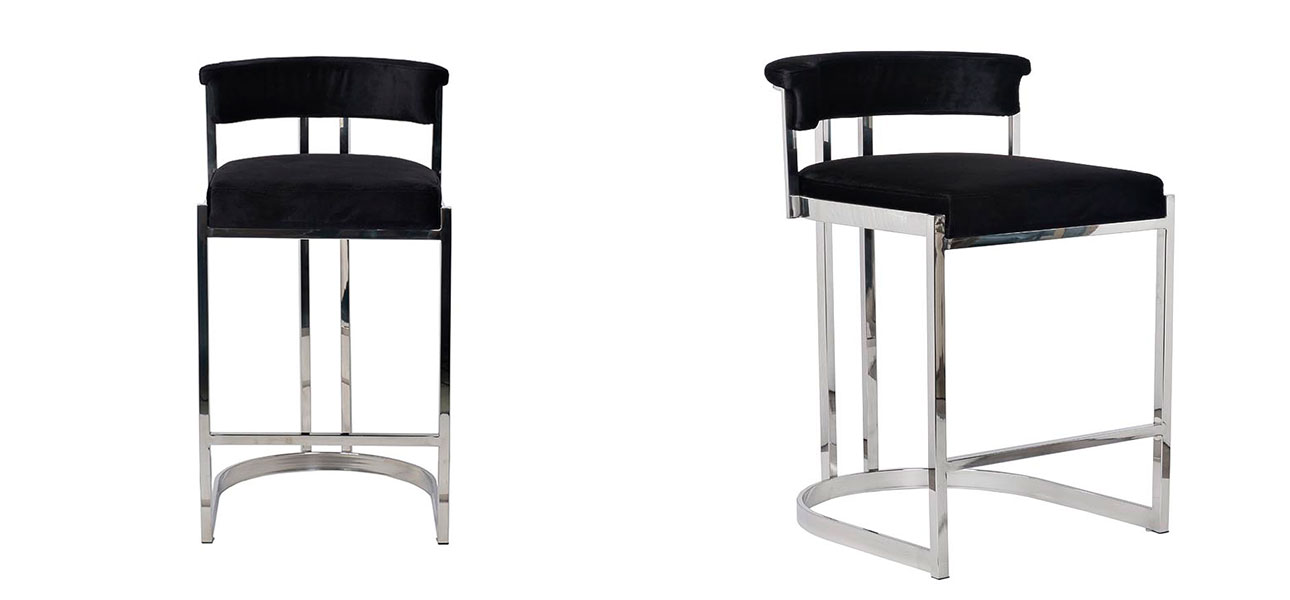 Стул барный Rona black - фото