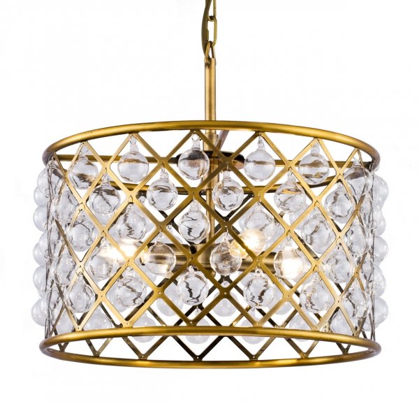 Люстра RH Spencer Hoop Chandelier 45 Brass Латунь в Ижевске | Loft Concept 