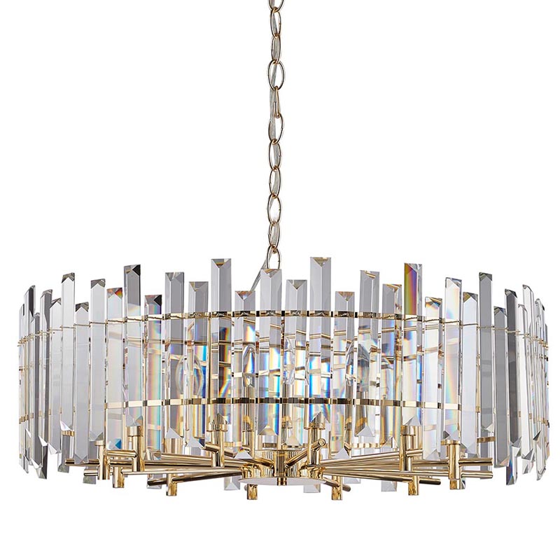 Люстра Langley Chandelier gold 80 Золотой Прозрачный в Ижевске | Loft Concept 