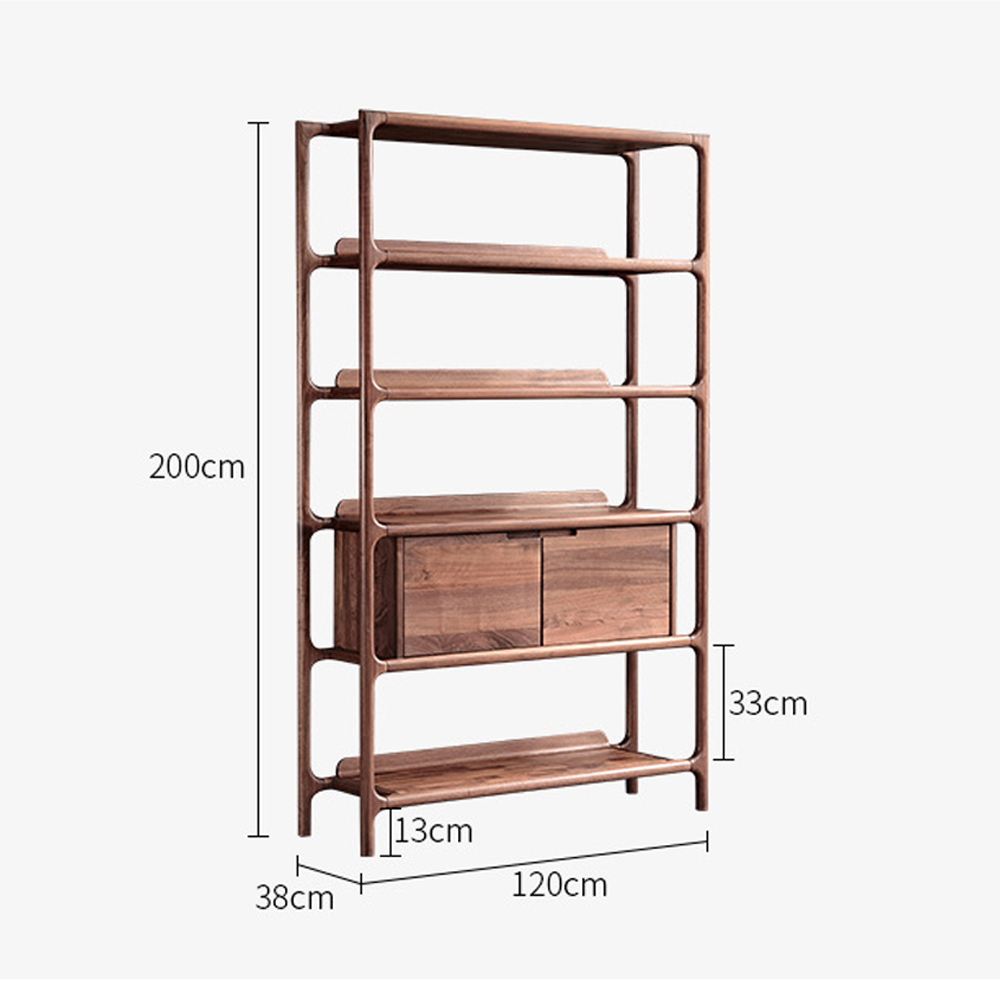 Стеллаж в гостиную для книг Moon Walnut Furniture в Ижевске